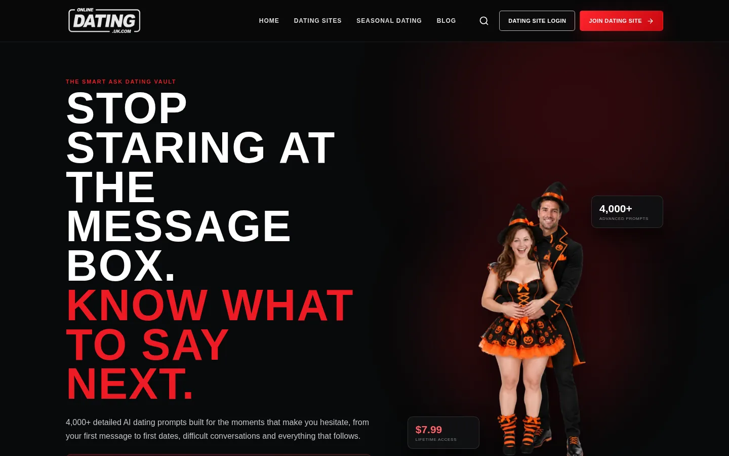 The Smart Ask sales page